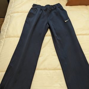 Navy, Nike dri-fit athletic pants, size M